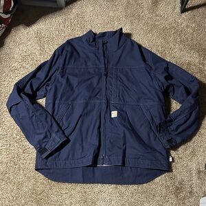 Carhartt FR Full Swing Jacket Mens xl Navy Blue Work Coat Flame Resistant